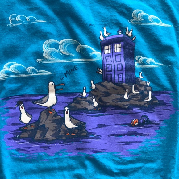 Disney Other - Dr. Who/ Disney Finding Nemo crossover t shirt